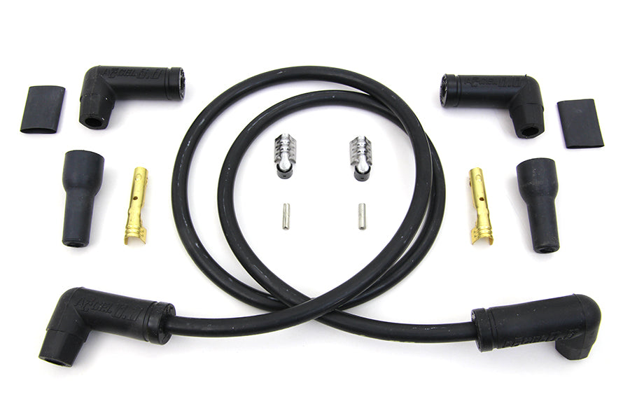 Accel Black 8.8mm Spark Plug Wire Kit 173083K electrical wire set