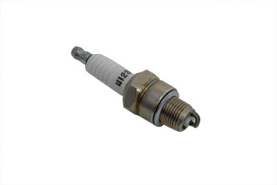 Autolite Standard Spark Plug 4123, electrical component with threaded metal body and ceramic insulator