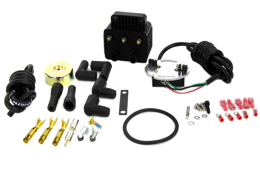 V-Twin 32-9503 V-Fire Single Fire Ignition Kit with 8.5mm Diameter Coil