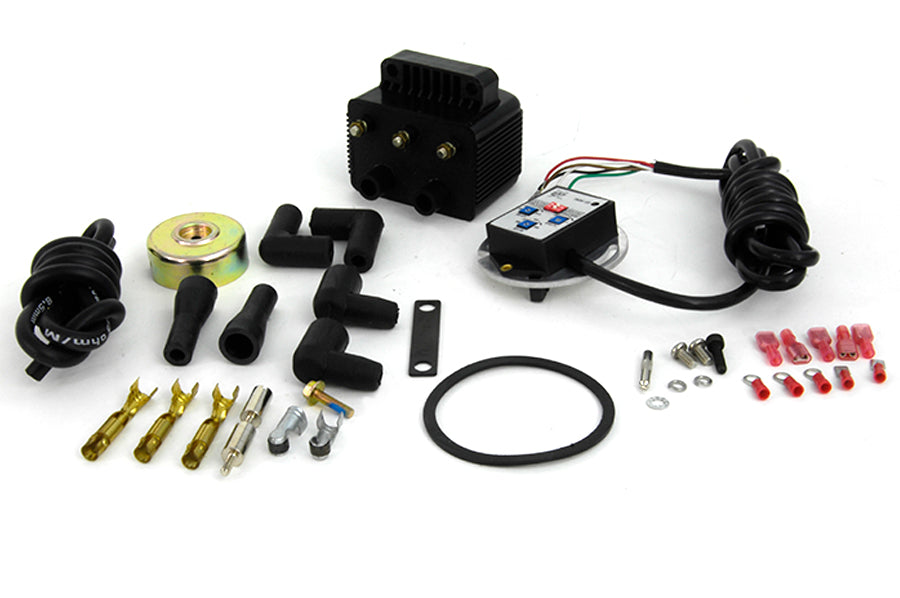 V-Twin 32-9503 V-Fire Single Fire Ignition Kit with 8.5mm Diameter Coil