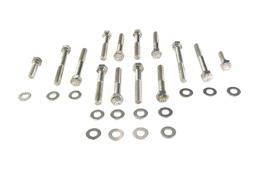 Colony 3208-28 Cadmium Rocker Box Screw Kit for 1977-1985 Harley-Davidson XL