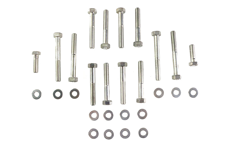 Colony 3208-28 Cadmium Rocker Box Screw Kit for 1977-1985 Harley-Davidson XL