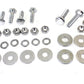 Colony 3220-6 chrome rear fender frame clamp bolt set for motorcycle fender mounting
