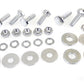 Colony 3220-6 chrome rear fender frame clamp bolt set for motorcycle fenders
