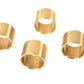 Colony 3226-4 bronze seat post bushing set for motorcycle seat and saddlebag mounting