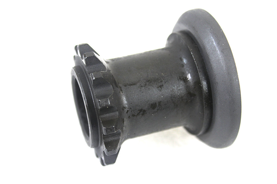 Colony 3237-1 stem crown nut and dust shield set, parkerized front fork hardware
