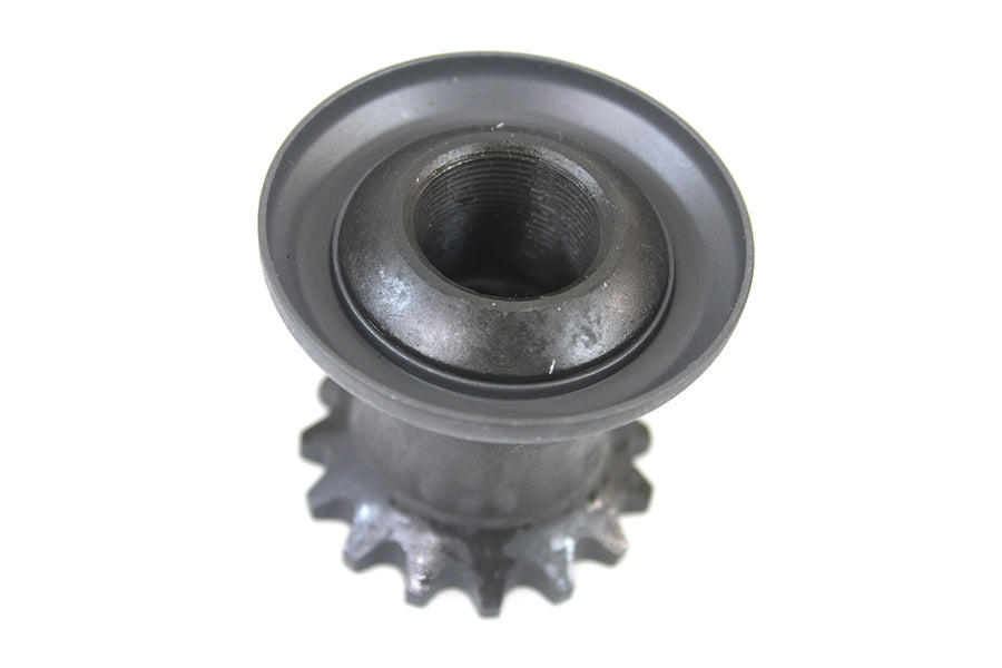 Colony 3237-1 stem crown nut and dust shield set, parkerized, for front fork