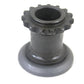 Colony 3237-1 stem crown nut and dust shield set, parkerized front fork components