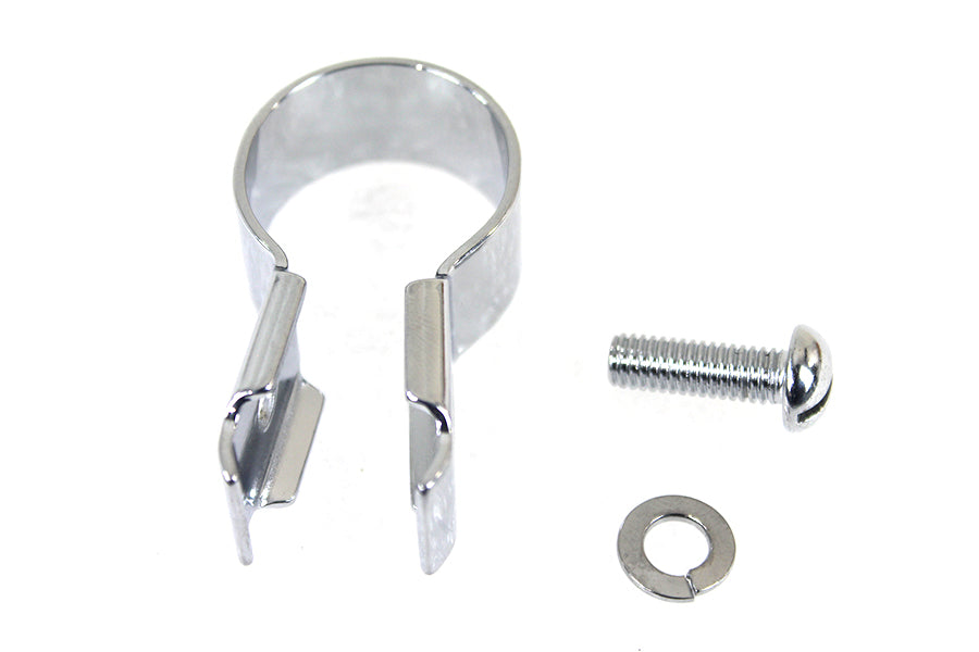 Colony 3239-4 front brake cable handlebar clip in chrome finish