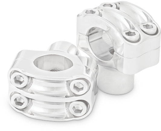 Burly Brand Reaper 1.5-Inch Risers for 1.25-Inch Handlebars, Chrome, B12-8011C