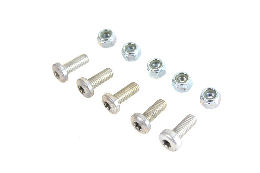 Colony 3268-10 zinc front brake disc bolt kit for motorcycle brake assembly