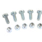 Colony 3270-10 rear disc bolt and nut kit in zinc finish for brake assembly