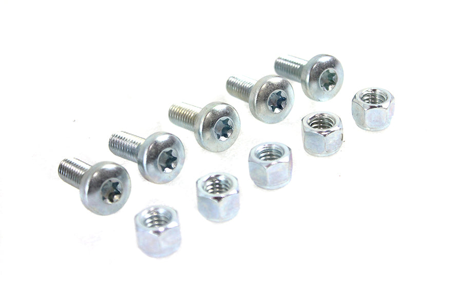 Colony 3270-10 rear disc brake bolt and nut kit in zinc finish