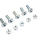 Colony 3270-10 rear disc brake bolt and nut kit in zinc finish