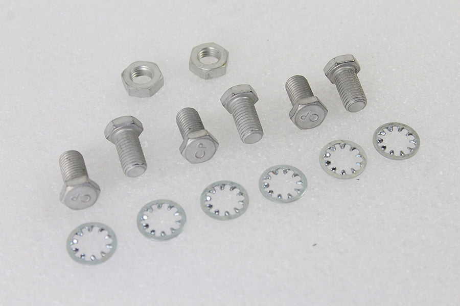 Colony 3276-14 front fender mounting kit, cadmium plated hardware for motorcycle fender installation