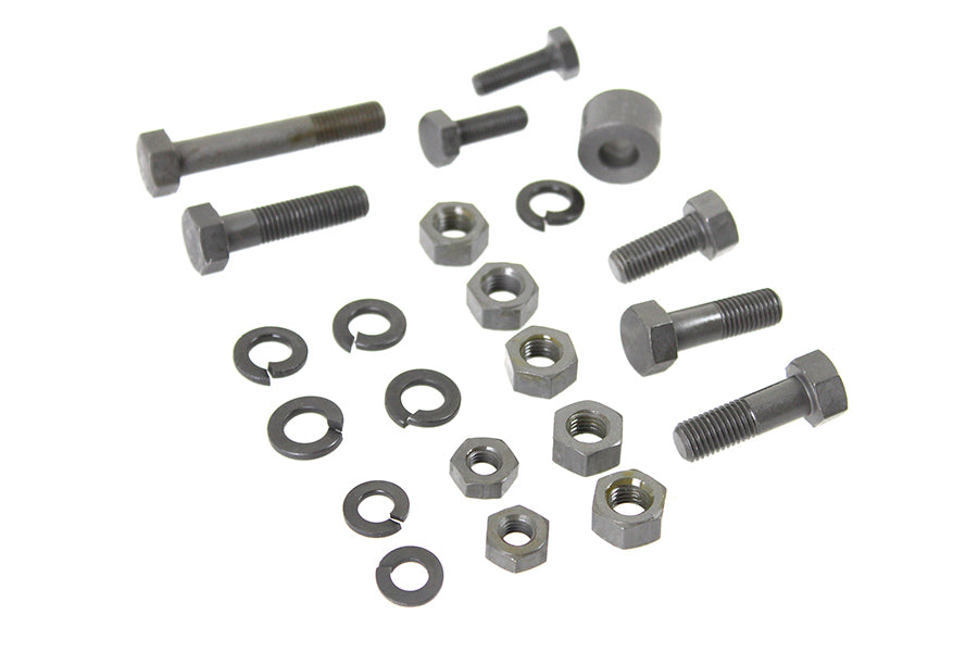 Colony 3279-22 parkerized exhaust system mounting bolt kit for motorcycle exhaust installation