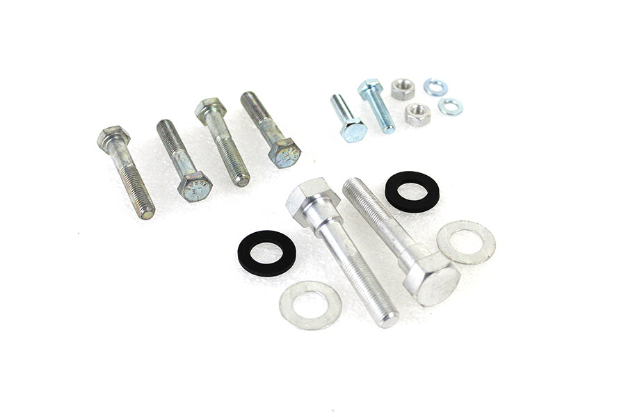 Colony 3281-16 saddlebag guard and support brackets mounting kit for motorcycle seat and saddlebag installation