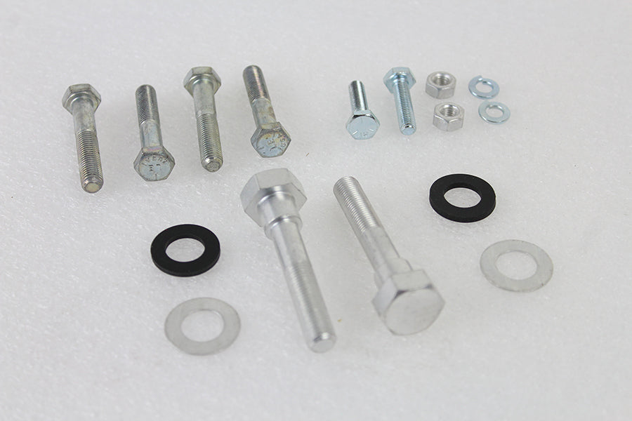 Colony 3281-16 saddlebag guard and support brackets mounting kit for motorcycle seat and saddlebag installation