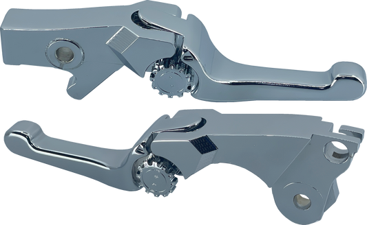 PSR 17-01652-20 Anthem Adjustable Shorty Lever Set, Chrome for Indian Chief, Sport Chief and Super Chief