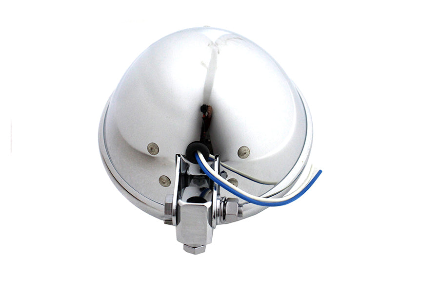 Wyatt Gatling 62017 5-3/4-Inch Round Headlamp Assembly, Chrome