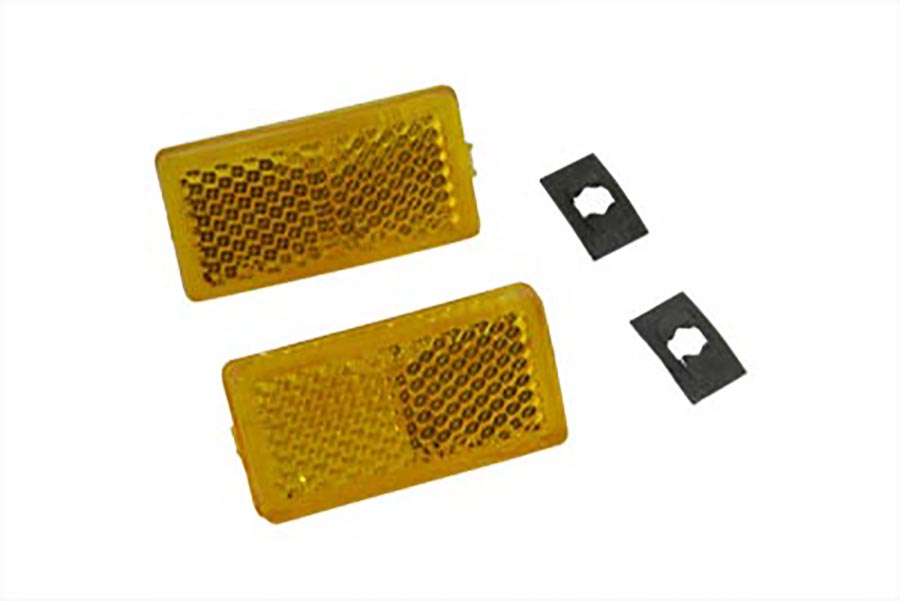 V-Twin 33-0035 Amber Reflector Set