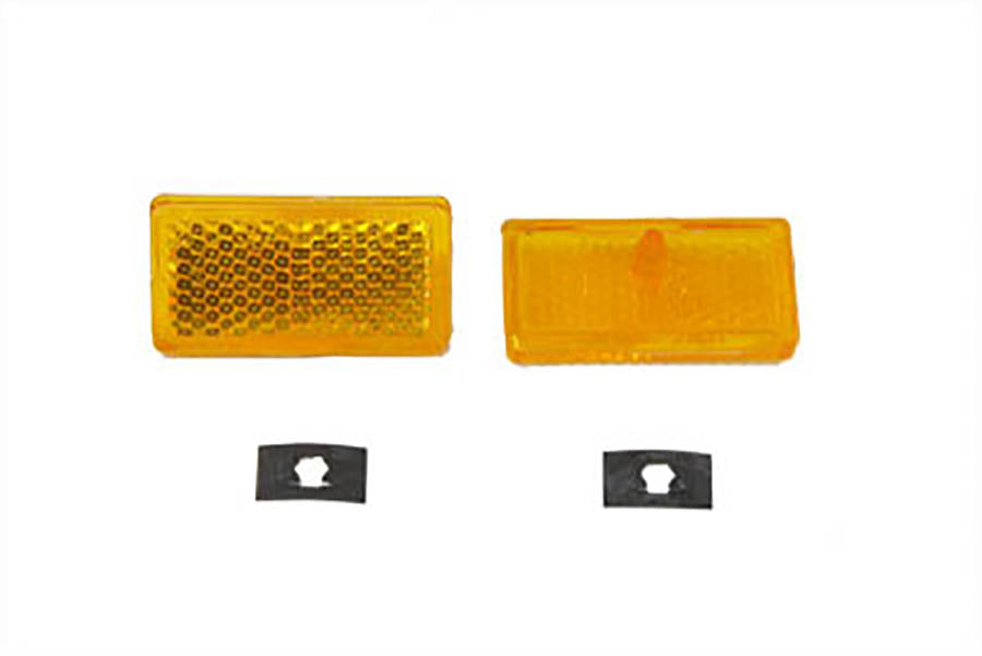 V-Twin 33-0035 Amber Reflector Set