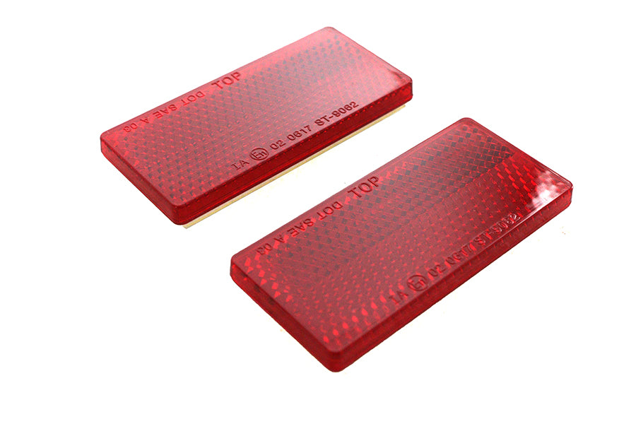 Wyatt Gatling 33-0039 rear red reflector set for motorcycle lighting<center>
