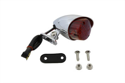 Wyatt Gatling 160927 Chrome Bullet Style Tail Lamp