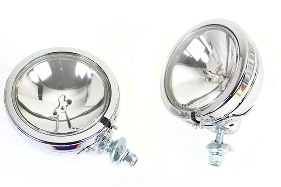 Wyatt Gatling 70243 chrome spotlamp assembly set for vehicle lighting