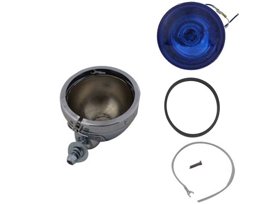 V-Twin 33-0071 Blue Pursuit Spotlamp Kit
