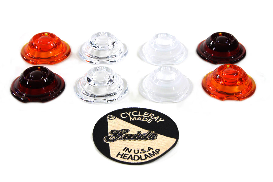 V-Twin 33-0097 Guide Bullet Marker Lamp Lens Set