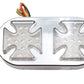 Wyatt Gatling Chrome Maltese Tail Lamp 33-0105