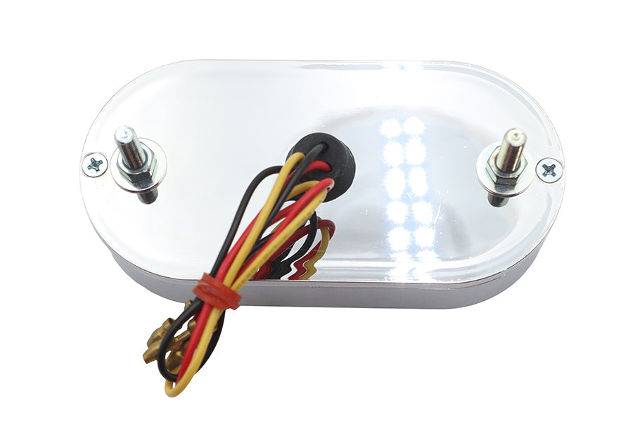 Wyatt Gatling Chrome Maltese Tail Lamp 33-0105