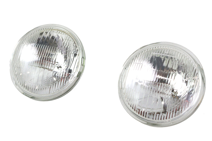 Wyatt Gatling 77183A clear 4-1/2-inch 12-volt sealed beam spotlamp bulb set