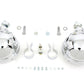 V-Twin 12-volt 4-1/2-inch chrome spotlamp kit, model 33-0175