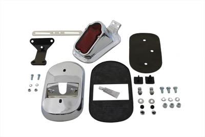 V-Twin Chrome Tombstone Tail Lamp Kit, model 33-0185