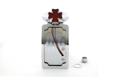 Wyatt Gatling 76248 Maltese Chrome LED Tail Lamp Kit, SKU 33-0215
