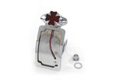 Wyatt Gatling 76248 Maltese Chrome LED Tail Lamp Kit, SKU 33-0215