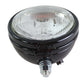 V-Twin 33-0233 replica 5-3/4-inch round black headlamp for motorcycle lighting
