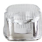 Wyatt Gatling 12-0416DC laydown-style clear tail lamp lens for motorcycle lighting
