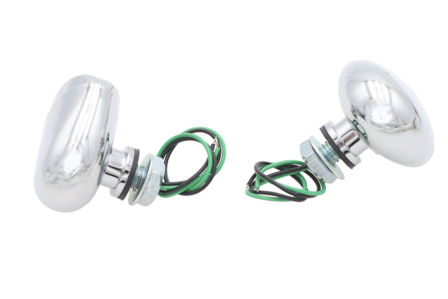 Wyatt Gatling 20-6812G LED Green Marker Lamp Set Center Mount, SKU 33-0272