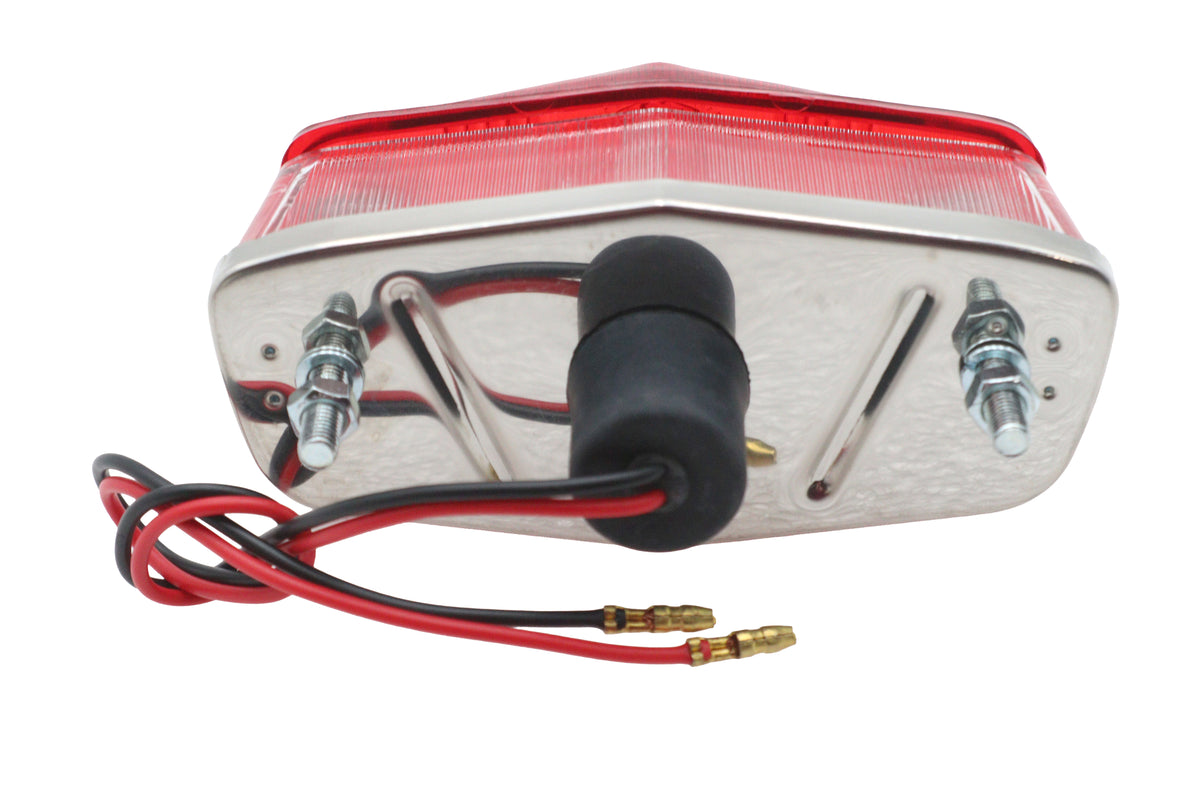 Wyatt Gatling 20-6501S Chrome Small Lucas-Style Tail Lamp