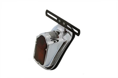 V-Twin Replica Chrome Tombstone Tail Lamp, model 33-0329b