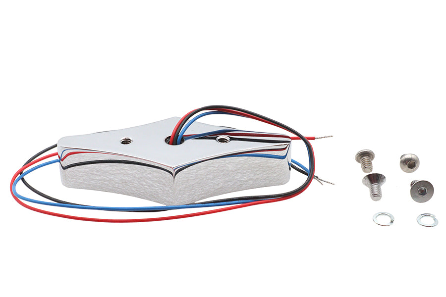 Wyatt Gatling 76100 Chrome Diamond LED Flat Back Tail Lamp