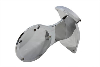 Wyatt Gatling Chrome Slice LED tail lamp and license plate assembly, model 76118C