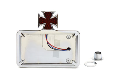 Wyatt Gatling 76183 chrome billet horizontal tail lamp kit for motorcycle lighting