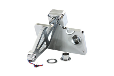 Wyatt Gatling 76183 chrome billet horizontal tail lamp kit for motorcycle lighting
