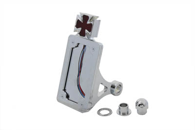 V-Twin Chrome Billet Vertical Tail Lamp Kit, model 33-0365