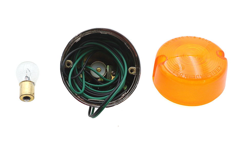 Chris Products 8407A chrome rear turn signal assembly for motorcycle lighting