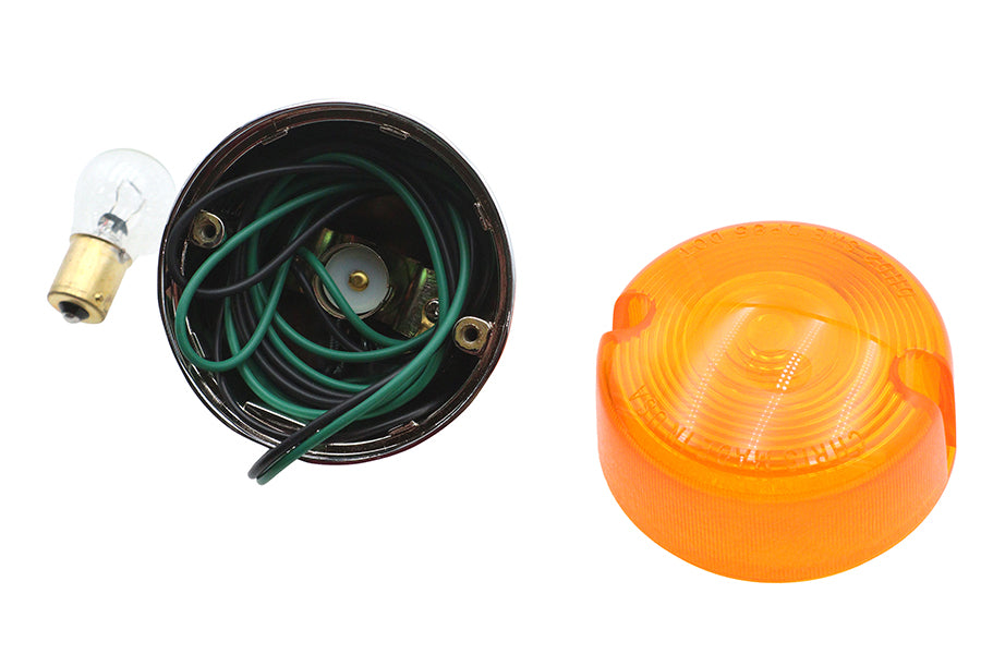 Chris Products 8407A chrome rear turn signal assembly for motorcycle lighting